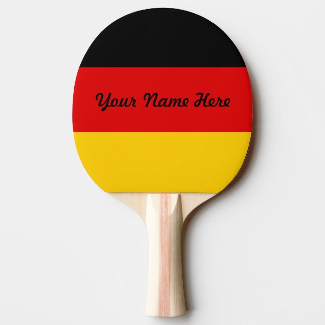  Germany flag - Deutschland Ping Pong Paddle (Back)