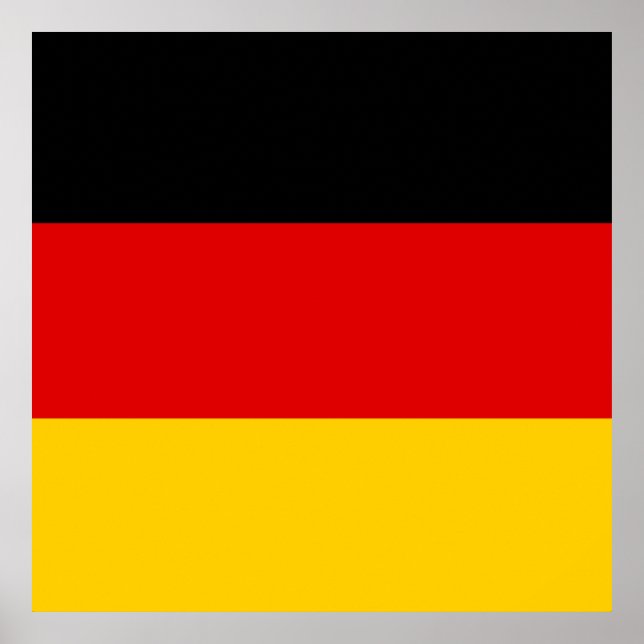 Germany flag - Deutschland Poster (Front)