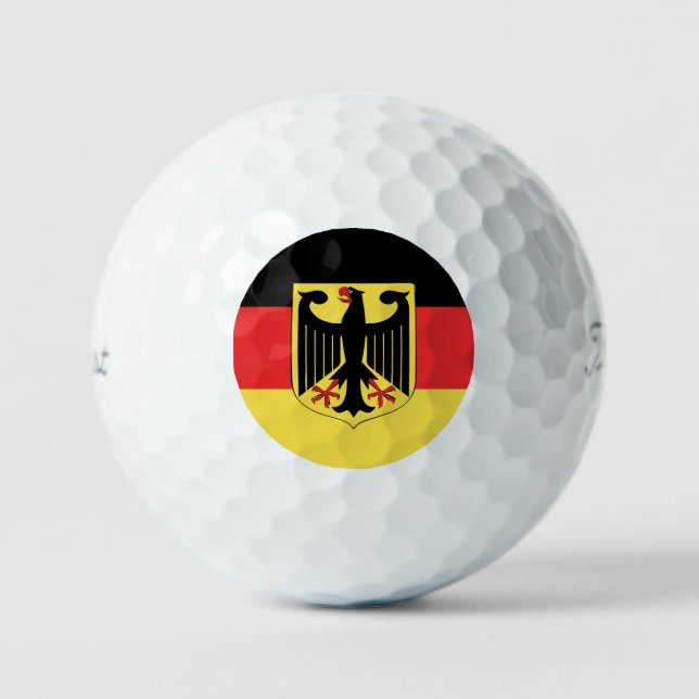 Germany Flag Emblem Golf Balls (Front)