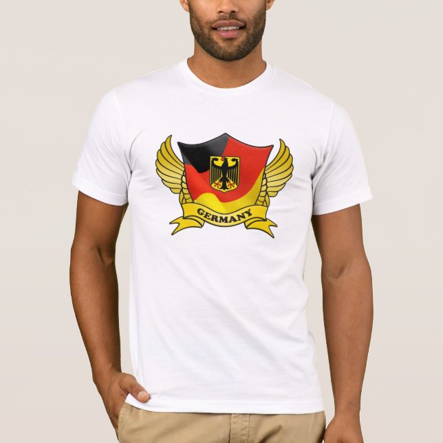 Germany Flag Emblem T-Shirt (Front)