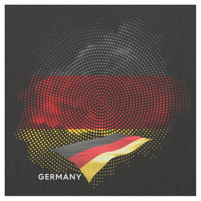 Germany flag fabric (Close Up)
