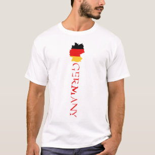 Germany Flag German Flag MAP T-Shirt