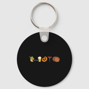 Germany Flag German Gamer Beer Festival Men Boys Key Ring
