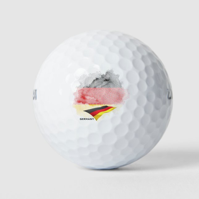 Germany flag golf balls (Front)