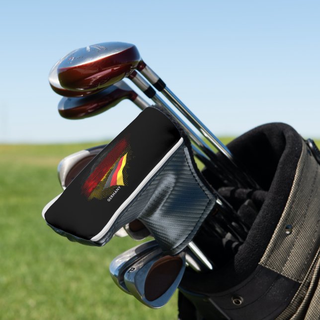 Germany flag golf head cover (In Situ)