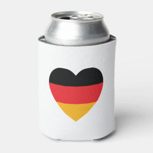 Germany Flag Heart Can Cooler