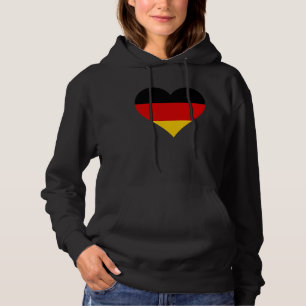 Germany Flag Heart Germany Gifts Love Germany Hoodie