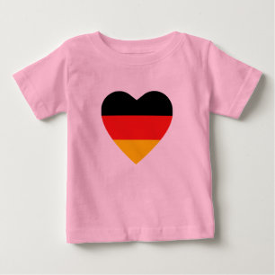 Germany Flag Heart T-Shirt