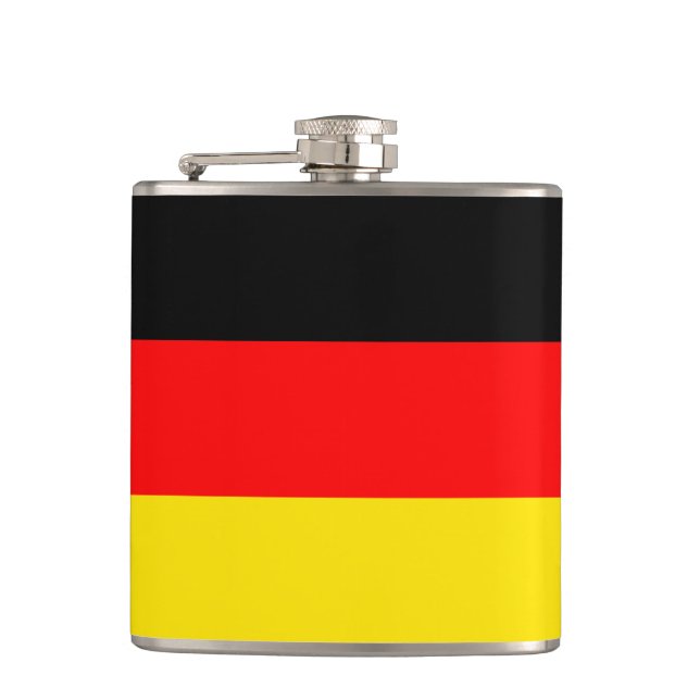 Germany flag hip flask (Front)