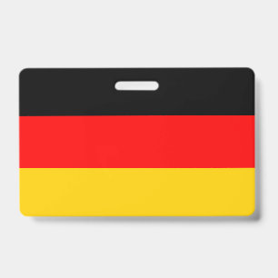 Germany Flag ID Badge