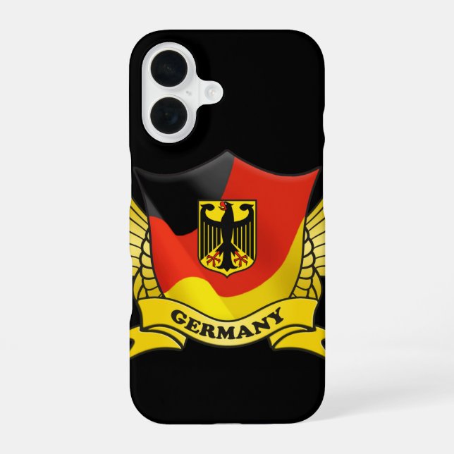 Germany Flag  iPhone 16 Case (Back)