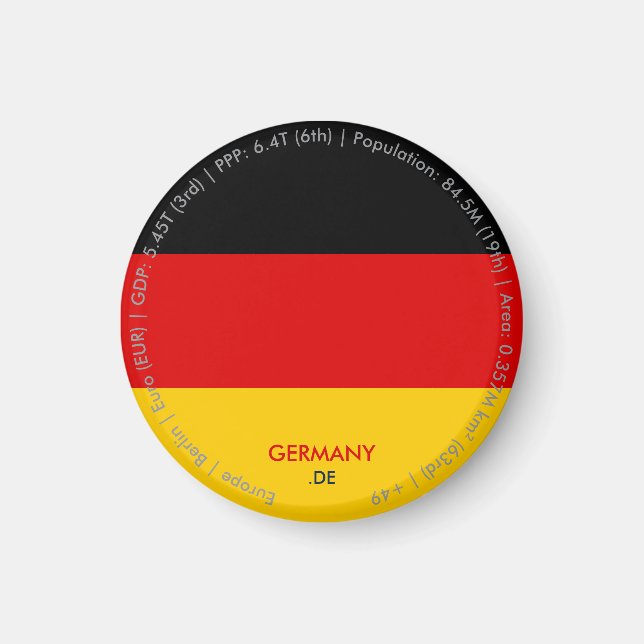 Germany Flag Magnet (Front)