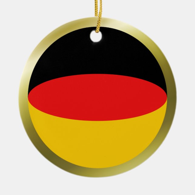 Germany Flag Ornament (Front)