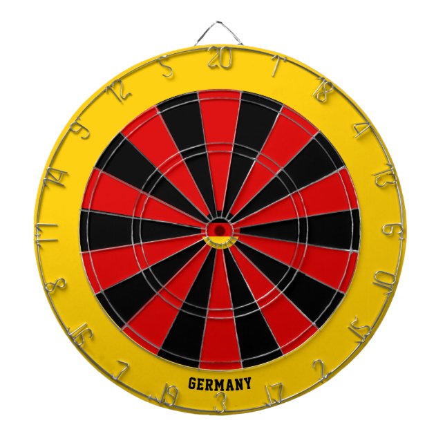 Germany Flag Patriot's Bullseye Dartboard (Front)
