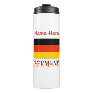 Germany Flag Personalised Thermal Tumbler