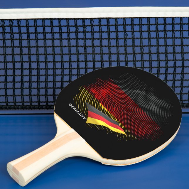 Germany flag ping pong paddle (Insitu)