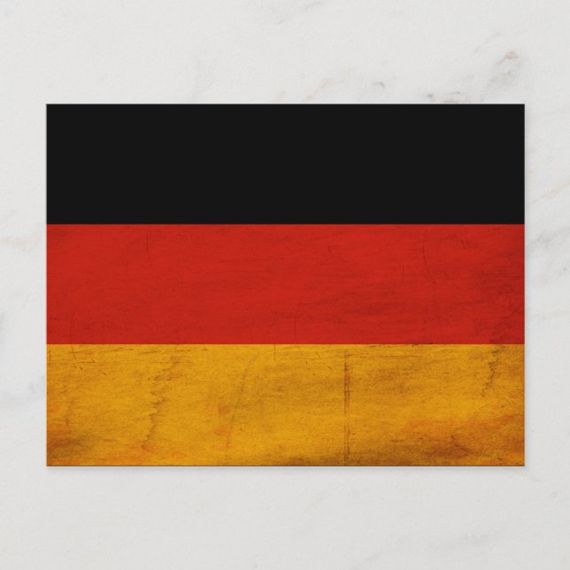 Germany Flag Postcard (Front)