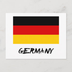 Germany Flag Postcard