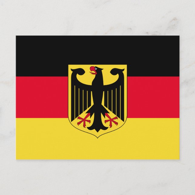 Germany Flag Postcard (Front)