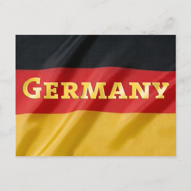 Germany Flag Postcard (Front)