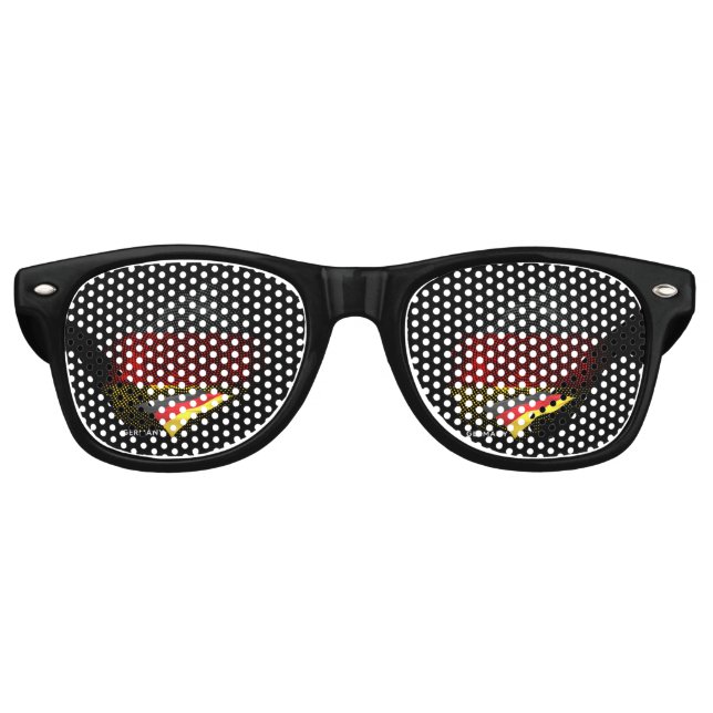 Germany flag retro sunglasses (Front)