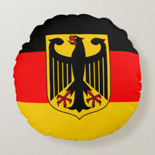 Germany Flag Round Cushion