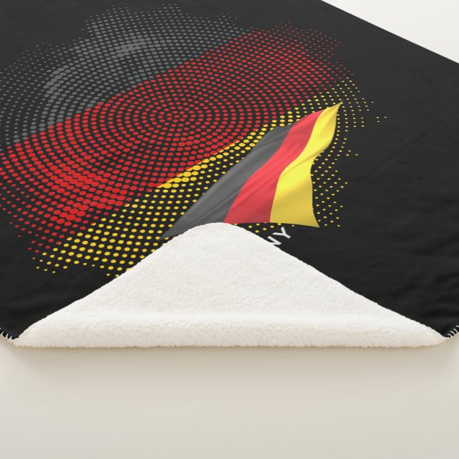 Germany flag sherpa blanket (3/4)