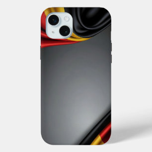 Germany flag silk texture iPhone 15 mini case