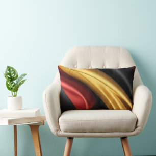 Germany flag silk texture lumbar cushion