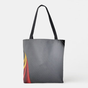 Germany flag silk texture tote bag