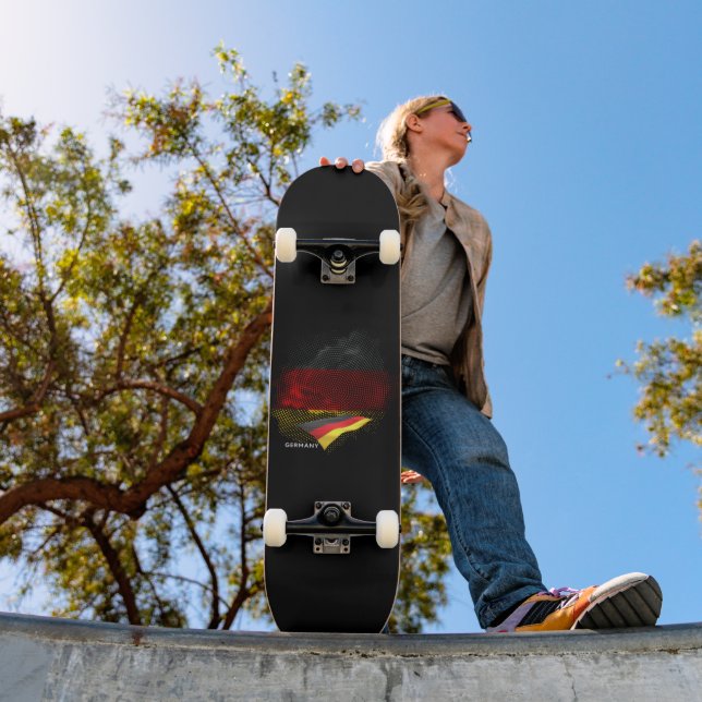 Germany flag skateboard (Outdoor 1)