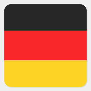 Germany Flag Square Sticker
