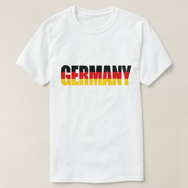 GERMANY Flag T-shirt (Design Front)