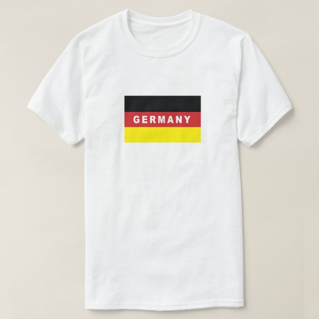 Germany Flag T-Shirt (Design Front)
