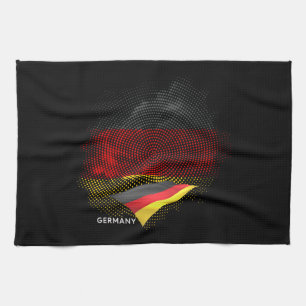 Germany flag tea towel