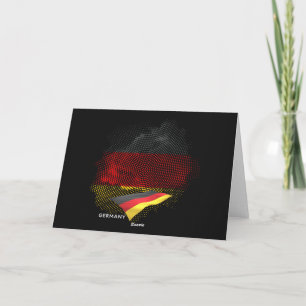 Germany flag thank you card