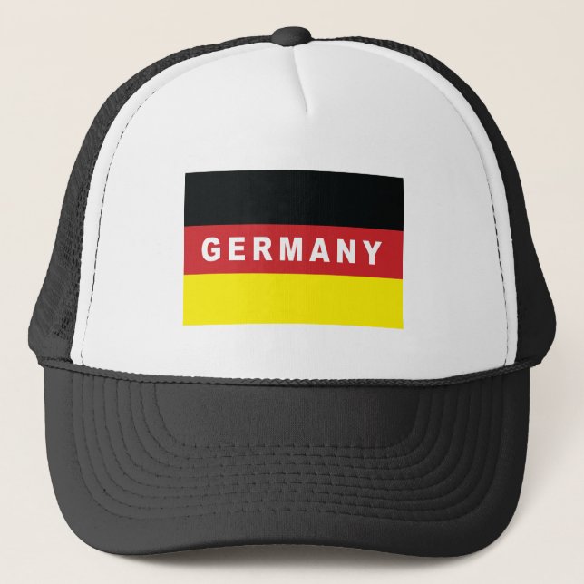 Germany Flag Trucker Hat (Front)
