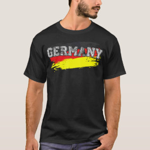 Germany Flag Vintage Distressed England Retro Flag T-Shirt