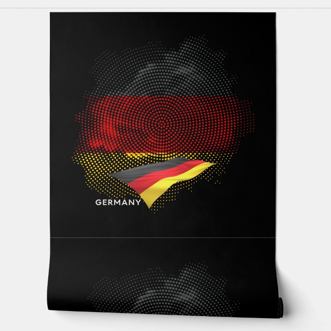 Germany flag wallpaper (Unrolling)