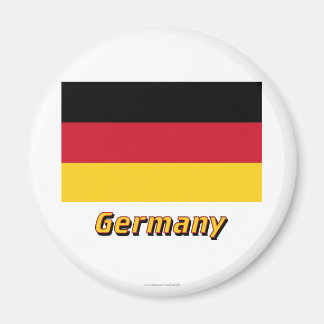 Germany Flag with Name Magnet