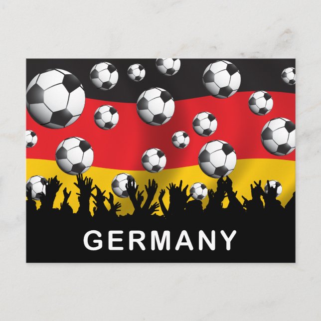 Germany Football Postcard (Front)