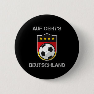 Germany Footbyll Soccer Team Deutschland National 6 Cm Round Badge