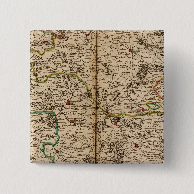 Germany forests 15 cm square badge (Front)