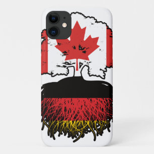 Germany German Canadian Canada Tree Roots Flag Case-Mate iPhone Case