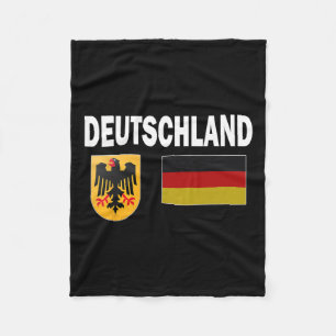 Germany German Flag Deutschland Love Gift  Fleece Blanket