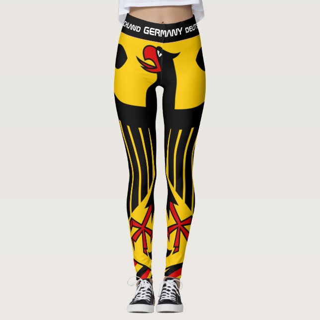 Germany & German Flag fashion, travel/sport fan Leggings (Front)