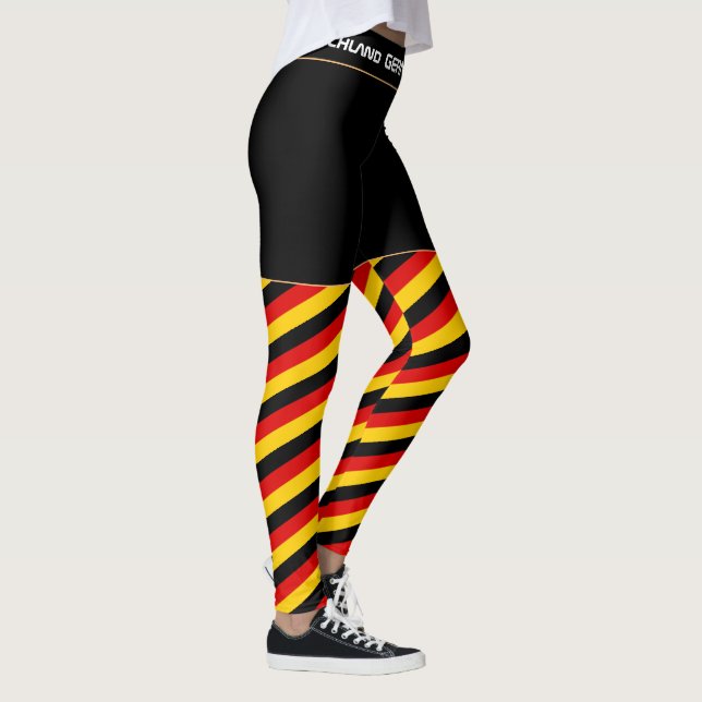 Germany & German Flag fashion, travel/sport fan Leggings (Right)