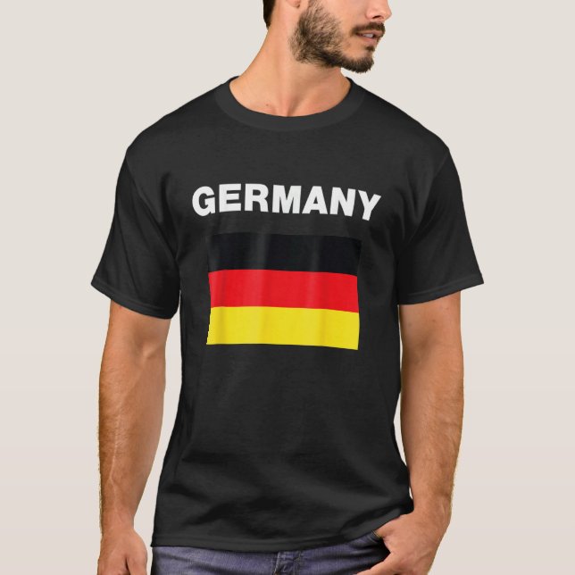 Germany German Flag Heritage T-Shirt (Front)