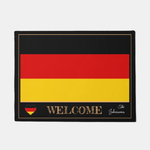 Germany & German Flag house mats /sports Welcome