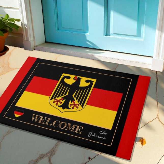 Germany & German Flag house mats /sports Welcome (Creator Uploaded)